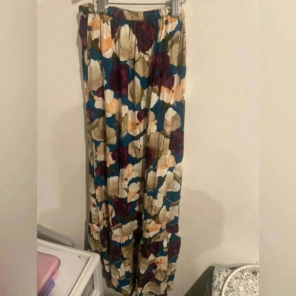 NWT O'Neill midi‎ floral wrap skirt size XS - Picture 3 of 5